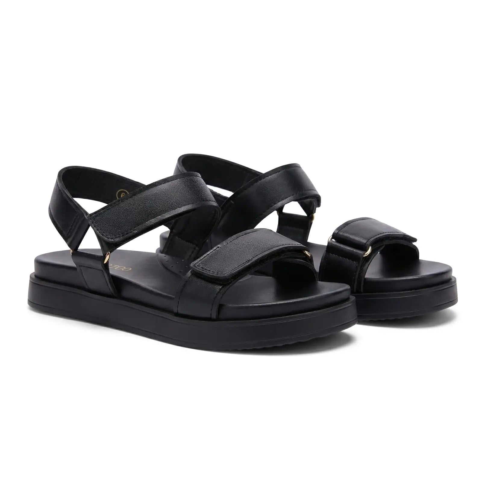 Coutgo Women'S Flat Sandals - Arch Support, Adjustable Strap, Comfortable Footwear for Summer Beach - Women'S Walking Shoes