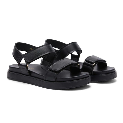 Coutgo Women'S Flat Sandals - Arch Support, Adjustable Strap, Comfortable Footwear for Summer Beach - Women'S Walking Shoes